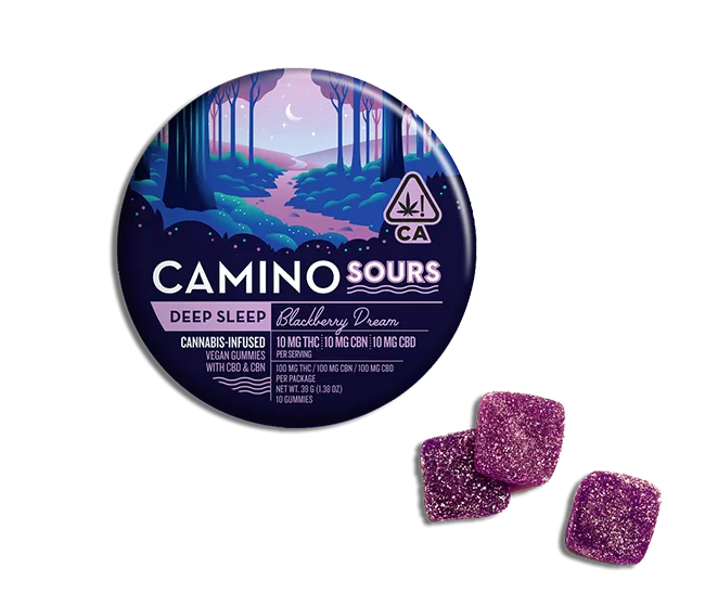 Camino Blackberry Dream High Dose Gummies