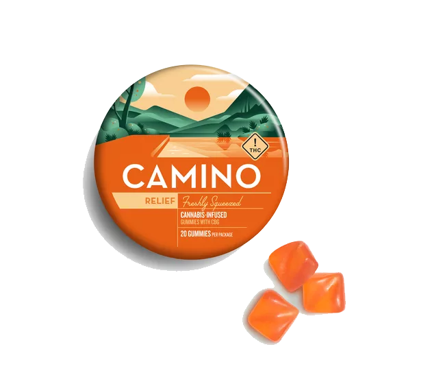 Camino Freshly Squeezed CBG Relief Gummies