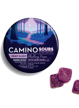 Camino Sours Blackberry Dream Deep Sleep Gummies