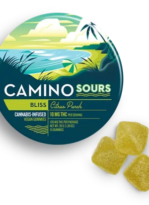 Camino Sours Citrus 10mg Bliss Gummies