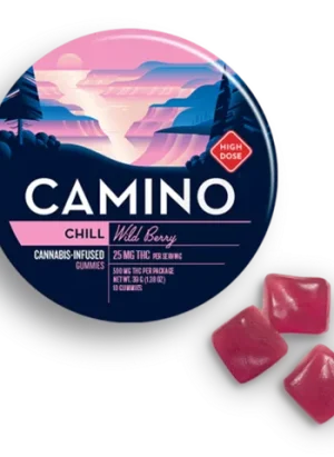 Camino Wild Berry High Dose Chill Gummies